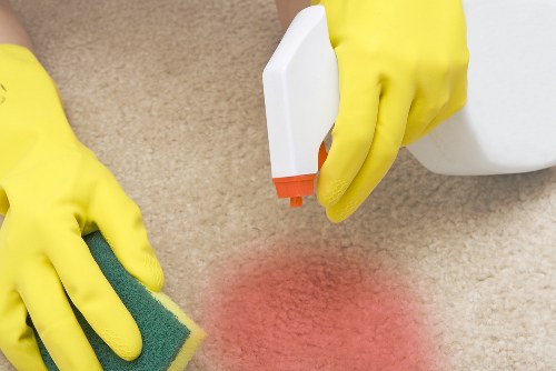 Professional commercial carpet cleaning in a Norbiton office reception