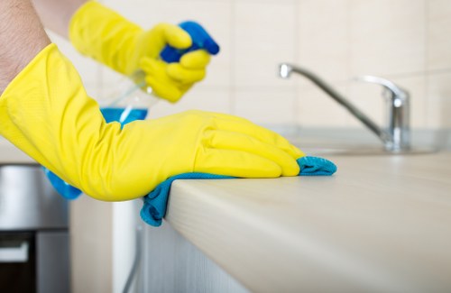 Cleaning appointment booking and confirmation process